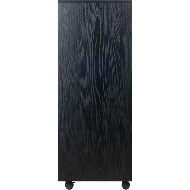 Winsome Halifax 5-Drawer Storage Mobile Cabinet, Black - Image 4