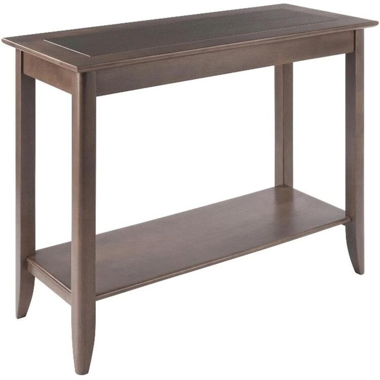 Winsome Santino Console Hall Table, Oyster Gray image - 1
