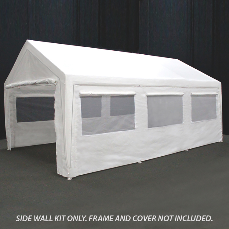 King Canopy Sidewalls - 10x20 with Bug Screens & Doors - Image 4