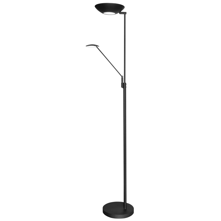 Dainolite Mother & Son LED Floor Lamp, Black Finish image - 1