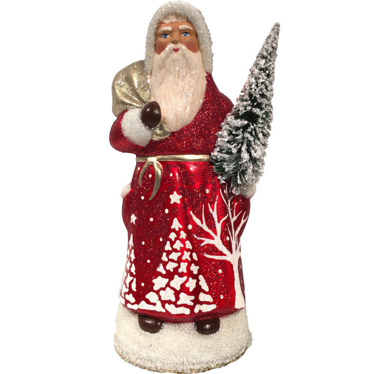 Alexander Taron Santa Paper Mache Candy Dish