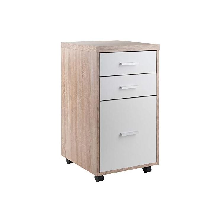 Reclaimed Wood Mobile File Cabinet