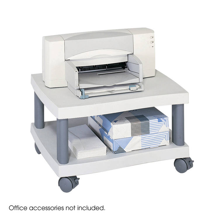 Light Gray Under Desk Printer Stand - Safco Products image - 1