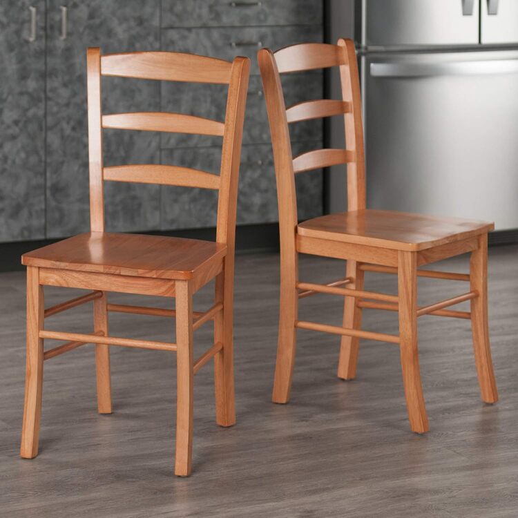 Winsome Wood Benjamin Ladder-back Chair - Thumbnail 2