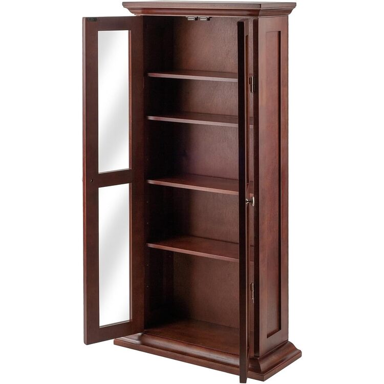 Wooden DVD and CD Storage Cabinet - Winsome - Image 3