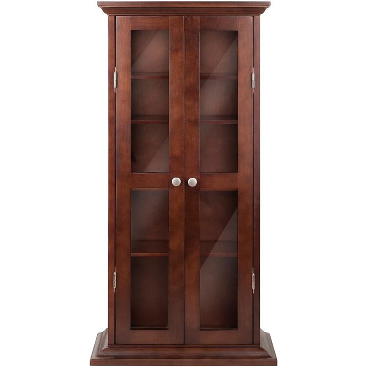 Wooden DVD and CD Storage Cabinet - Winsome - Image 4