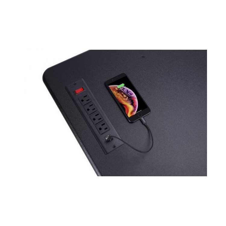 Rocelco Inc. Adjustable Standing Desk Converter with Dual Monitor Mount - Image 9