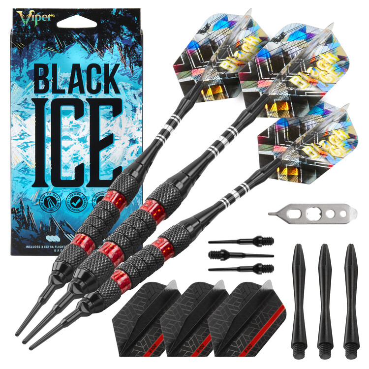 Viper Black Ice Red Soft Tip Darts 18 Grams image - 1