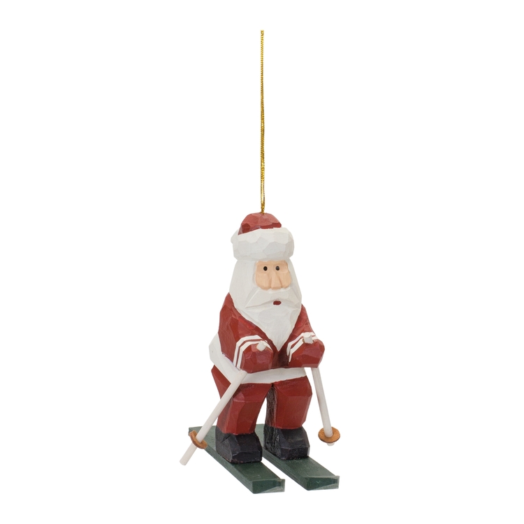 Melrose International Santa on Skis Ornament - Thumbnail 2