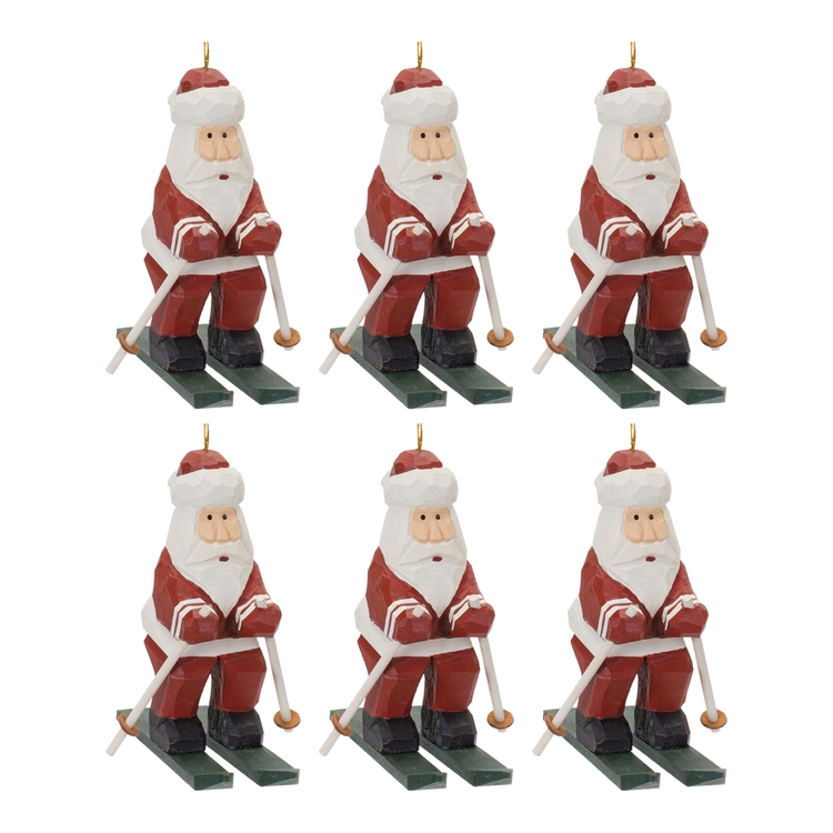 Melrose International Santa on Skis Ornament - Thumbnail 3