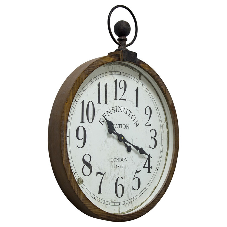 Yosemite Home Decor Kensington Station Wall Clock