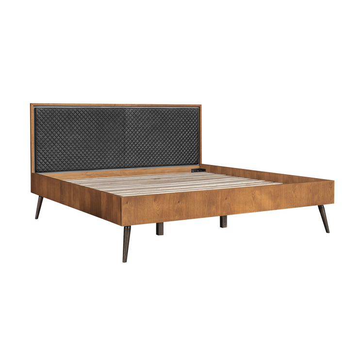 Armen Living Coco Upholstered Platform Bedroom Set - Thumbnail 2