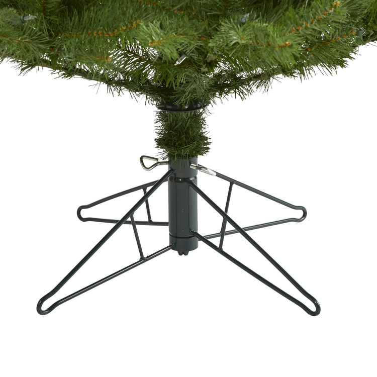 Nearly Natural 6.5ft. Vancouver Spruce Artificial Christmas Tree with 250 Warm White Lights and 803 Bendable Branches - Image 5