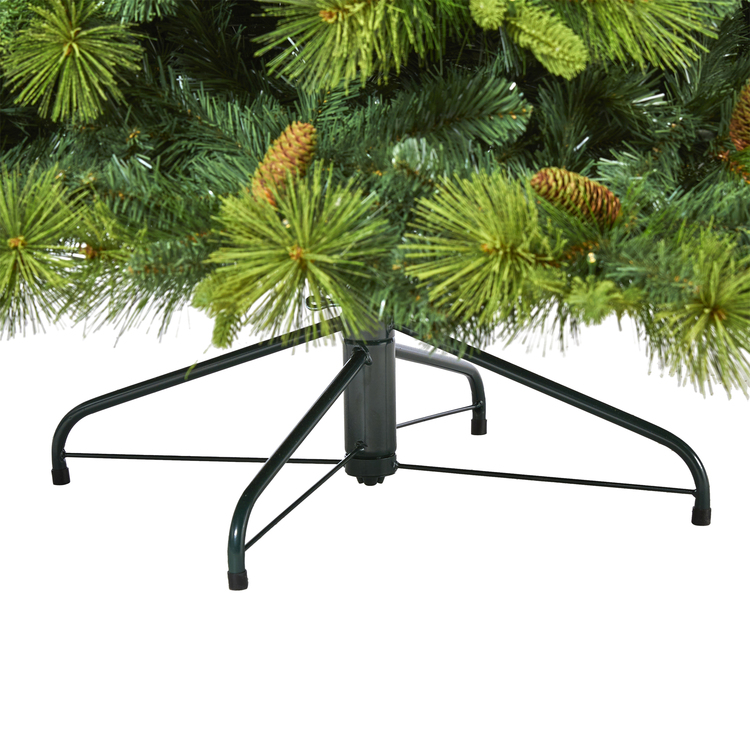 6.5ft North Carolina Pine Artificial Christmas Tree with LED Lights - Image 4