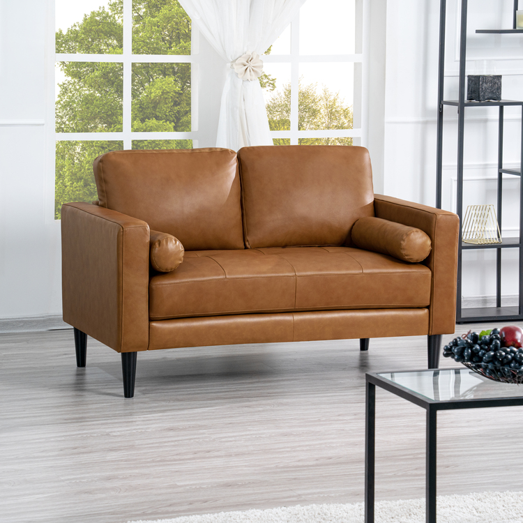 Marisa Genuine Leather Loveseat