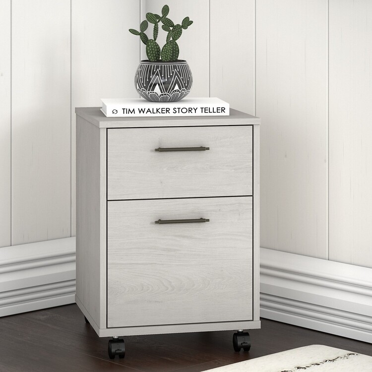 2 Drawer Mobile File Cabinet