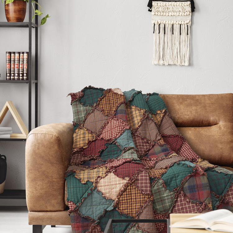 HomeStock Country Cottage Throw