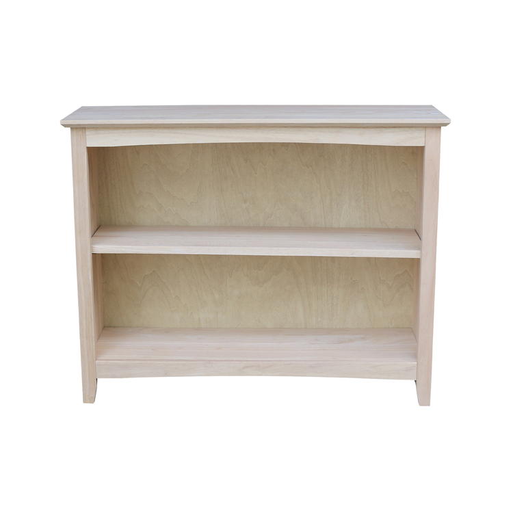 International Concepts Shaker Bookcase - Solid Wood Storage & Display - Image 2
