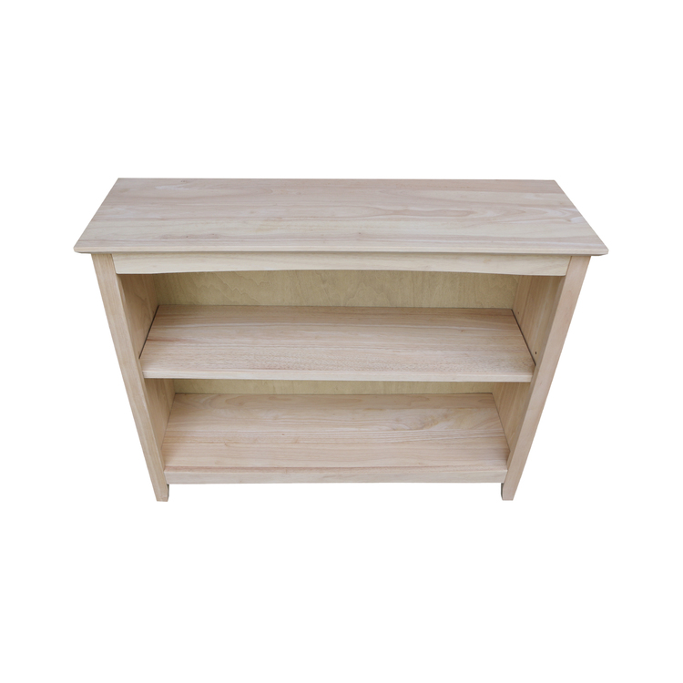 International Concepts Shaker Bookcase - Solid Wood Storage & Display - Image 5