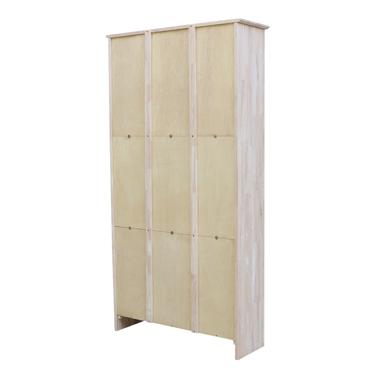 International Concepts 72" Shaker Bookcase - Solid Wood Furniture - Image 4