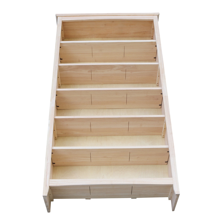 International Concepts 72" Shaker Bookcase - Solid Wood Furniture - Image 6