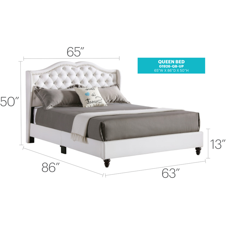 Glory Furniture Upholstered Bed - Thumbnail 5