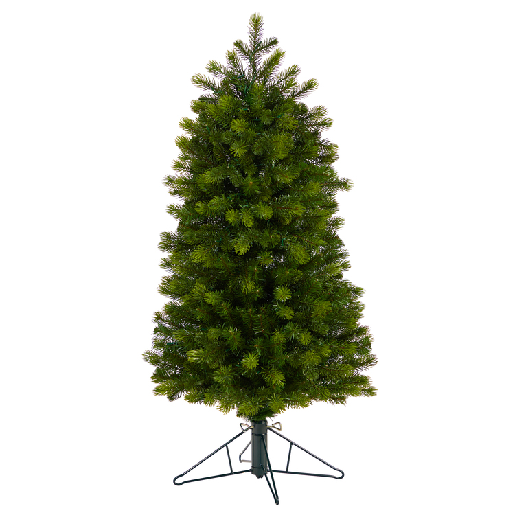 Artificial Christmas Tree Slim 4ft Micro LED Lights Bendable Branches - Image 3