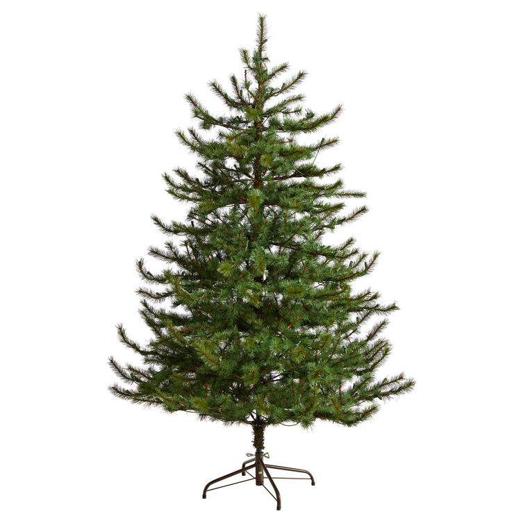 Nearly Natural 6ft. Vancouver Mountain Pine Artificial Christmas Tree with 350 Clear Lights and 1332 Bendable Branches - Image 3