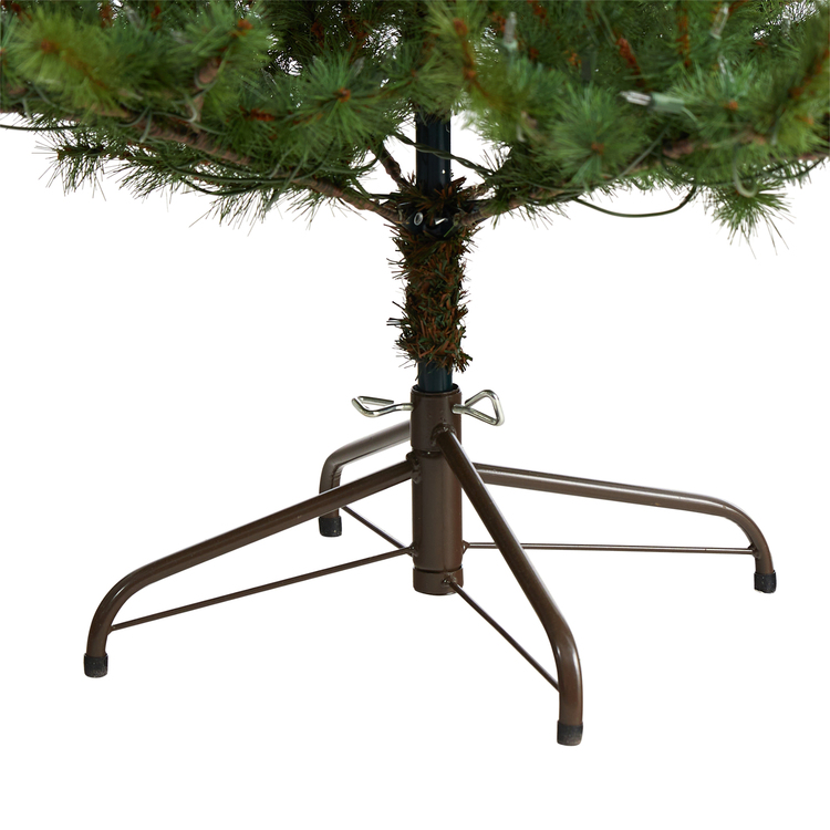 Nearly Natural 6ft. Vancouver Mountain Pine Artificial Christmas Tree with 350 Clear Lights and 1332 Bendable Branches - Image 6