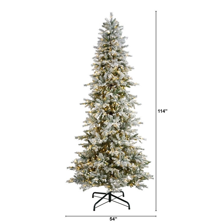 9.5ft Warm White LED Light Artificial Christmas Tree - Image 2