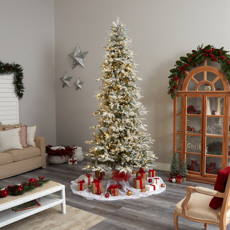 9.5ft Warm White LED Light Artificial Christmas Tree - Image 9