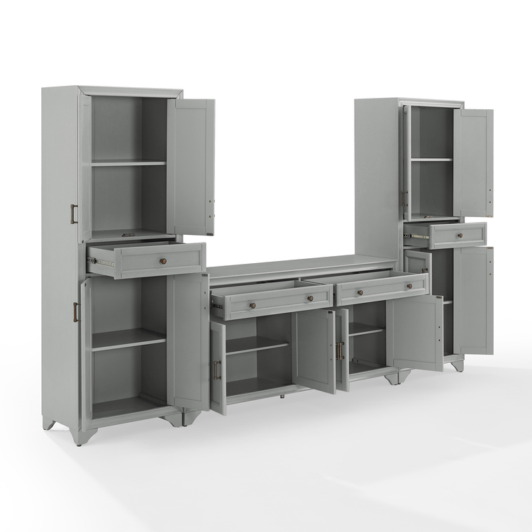 Crosley Tara Sideboard And Pantry - Thumbnail 3