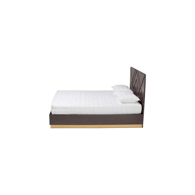 Baxton Studio Arcelia Platform Bed