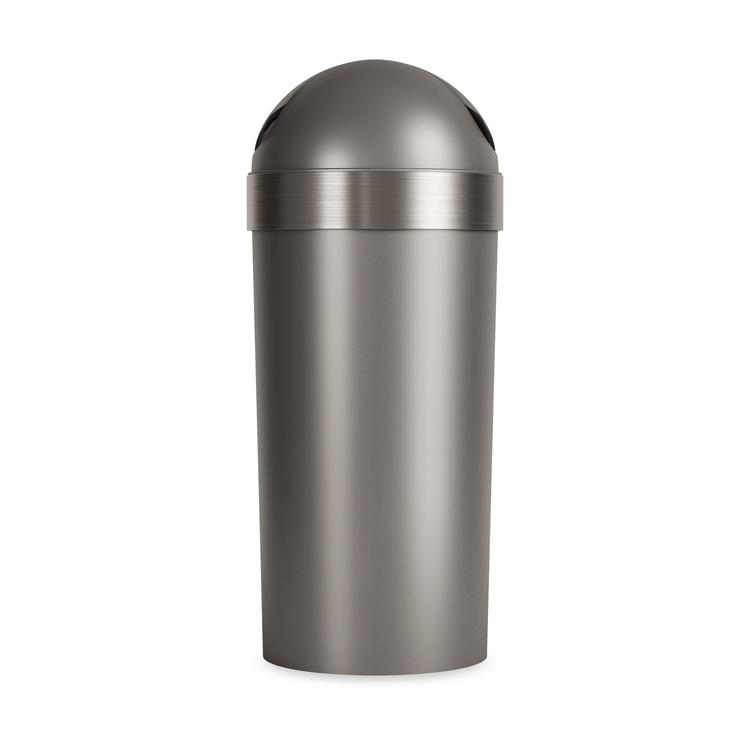 Large 16.5G Pewter Swing-Top Garbage Can - Umbra - Image 6