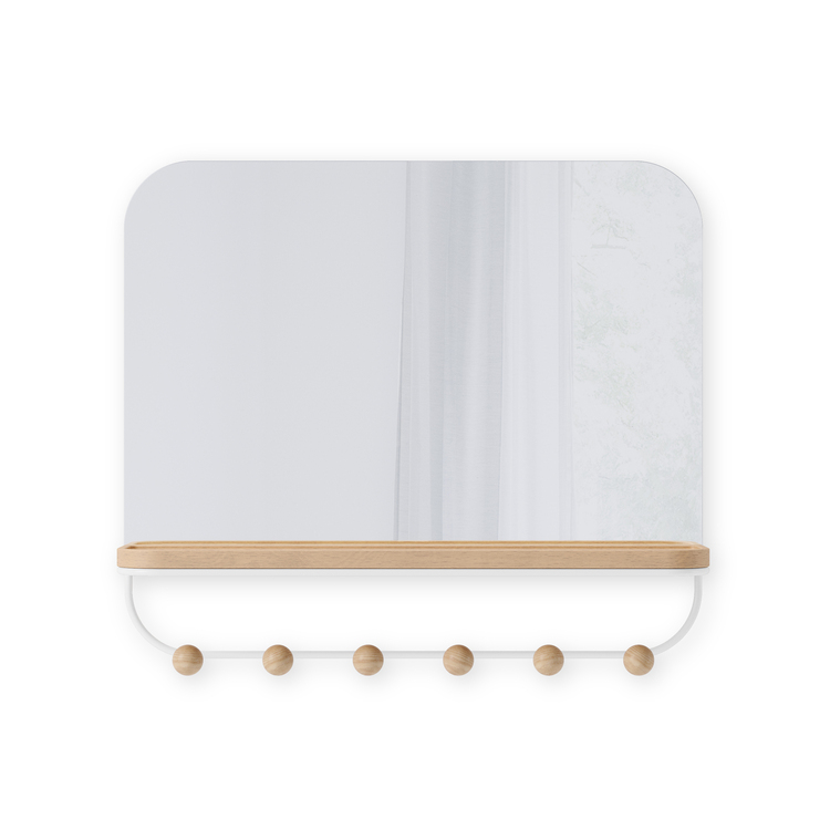 Umbra Estique Mirror With Hooks