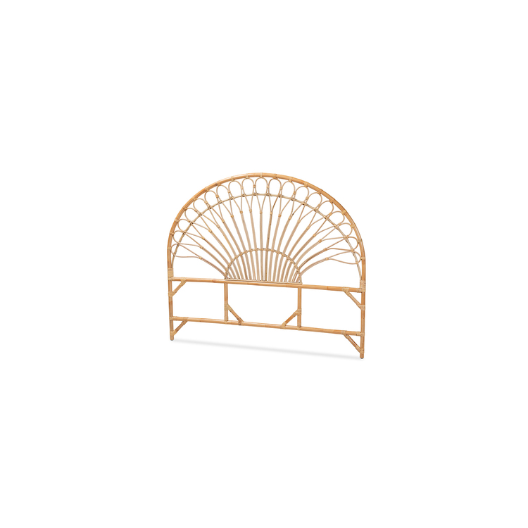Baxton Studio Devereaux Rattan Headboard - Thumbnail 5