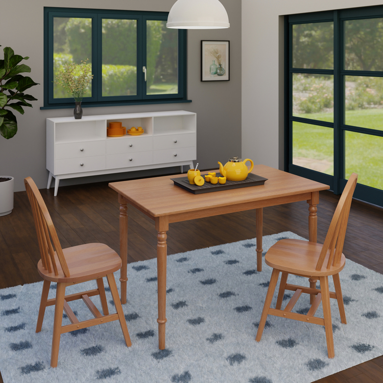 Windsor Chairs Ravenna Dining Set Winsome Wood Ravenna 3-Pc Dining