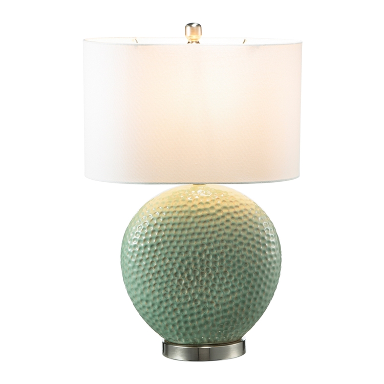 A&B Home Dimpled Ceramic Table Lamp - Thumbnail 2