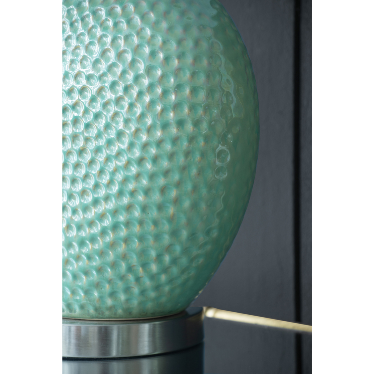A&B Home Dimpled Ceramic Table Lamp - Thumbnail 4
