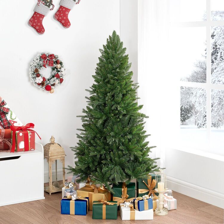Naomi Home Pre-lit Christmas Tree - Traditional Artificial Christmas Tree - Image 8