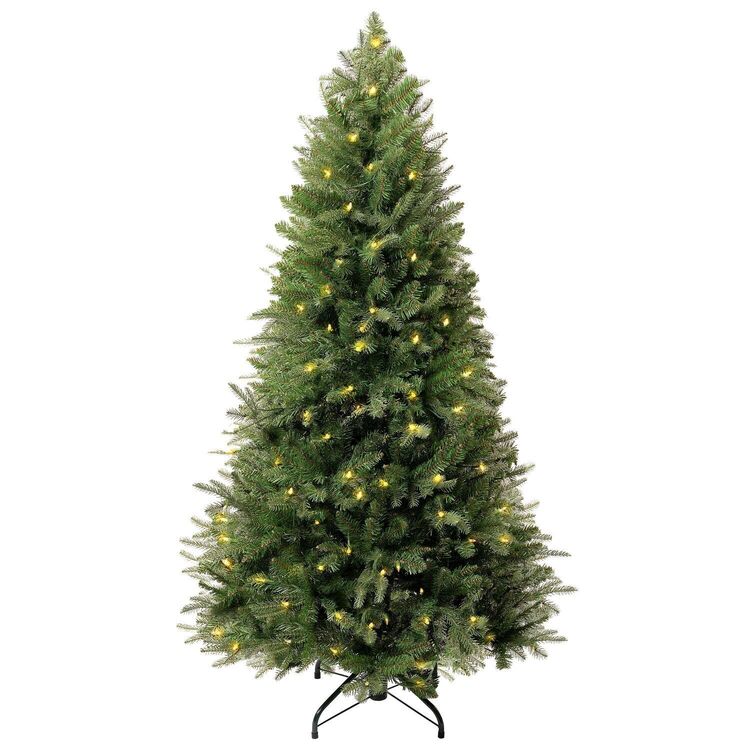 Naomi Home Pre-lit Christmas Tree - Traditional Artificial Christmas Tree - Image 5