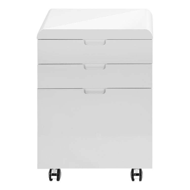 White Modern Office File Cabinet and Storage - Thumbnail 2