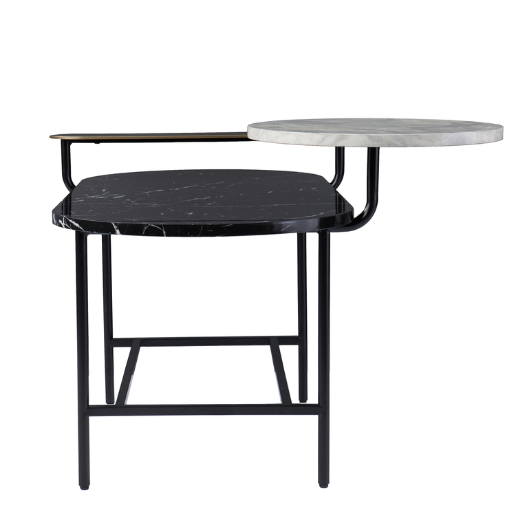SEI Arcklid Faux Marble Cocktail Table