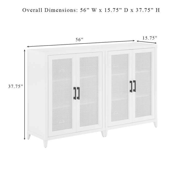Crosley Milo Media Storage Cabinet - Thumbnail 4