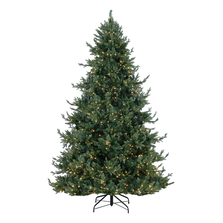 Kinsley Prelit Aritificial Christmas Tree, Realistic Traditional