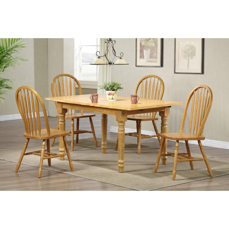 Sunset Trading Windsor Dining Chairs - Set of 2 - Solid Wood - Image 4