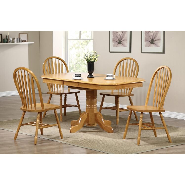 Sunset Trading Windsor Dining Chairs - Set of 2 - Solid Wood - Image 5