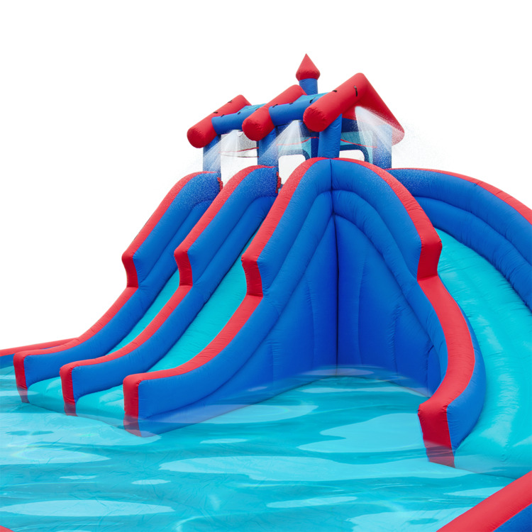 Sunny & Fun Inflatable Water Slide - Kids Pool with Water Slide ...