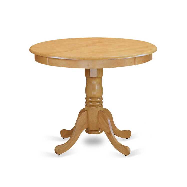 36 Inch Oak Round Wood Dining Table