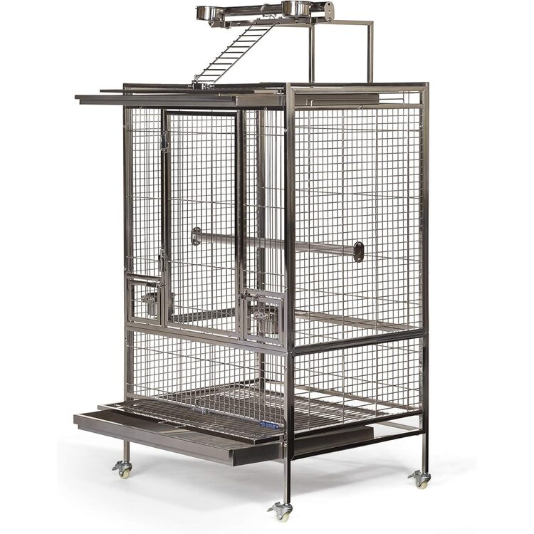 Prevue Pet Products Stainless Steel Bird Cages - Products - OJCommerce.com